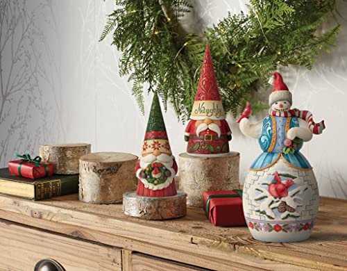 Jim Shore Christmas Gnome Figurine - 7.09 Inches