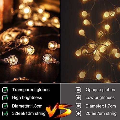Battery Operated Globe String Lights with Remote