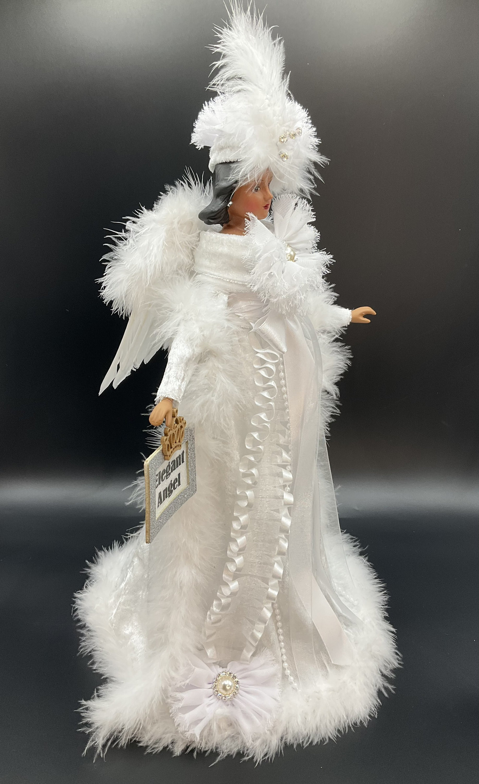 Luxury African American Angel Tree Topper