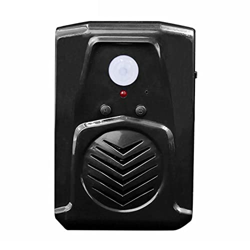 PIR Infrared Motion Sensor Activated Audio Recordable Player Download MP3 Files Freely for Shop Store Factory Supermarket Entry Greeting Alarm, Music or Sound Effects (Black)