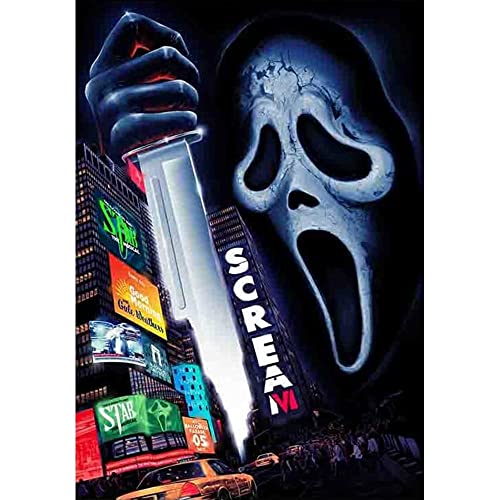 LWZAYS Halloween Diamond Painting Kits for Adults,Horror Diamond Painting Kit,Diamond Art Gem Art for Home Wall Decor(12x16Inch)