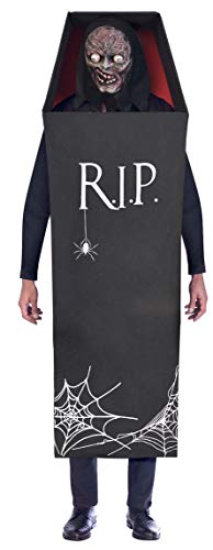 Amscan 9903444 - Halloween Men's Creepy Coffin Costume - Standard Size