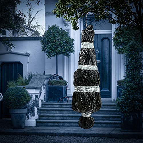 BQSHX Halloween Decorations Outdoor,Halloween Decorations Dead Victim Props,Scary Fake Corpse in Bag Hallowmas Outdoor Prop Creepy Haunted House Decor Indoor & Outdoor Decor (black)