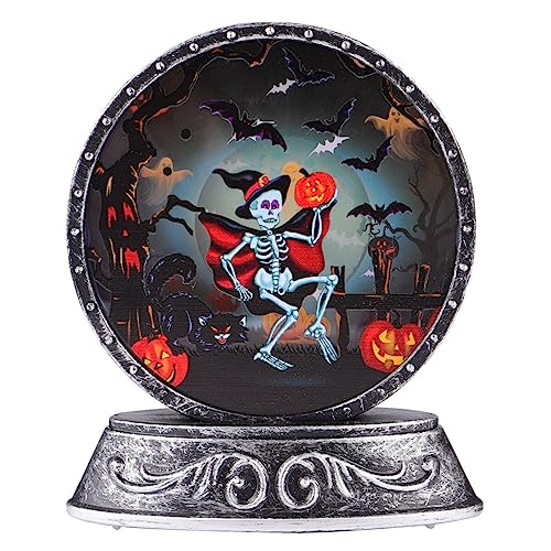Uonlytech 1Pcs Skeleton Night Light Delicate Skeleton Table Light Halloween Skeleton Ornament LED Skeleton Light for Halloween