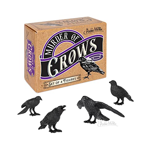 Archie McPhee Murder of Crows Figures - Set of 4