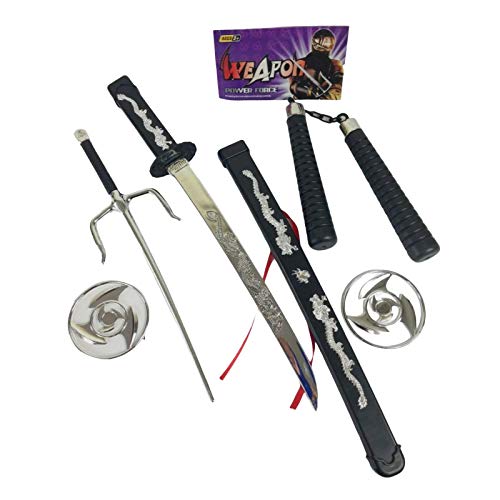 Rubber Johnnies TM Ninja Warrior Toy Weapon Set, Kids , Plastic , Ninja Turtles , Role Play