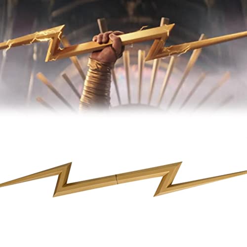 HOUGE Thor 4 Love and Thunder Zeus Lightning Weapon Props ，pu Cosplay Props Halloween Cosplay Party Accessories
