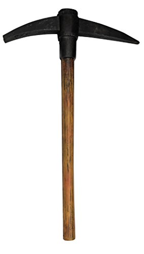 Boland 72068 - Pickaxe for Fancy Dress Costumes, Length 51 cm, Decoration, Costume Accessory for Carnival or Halloween, Toy Weapon