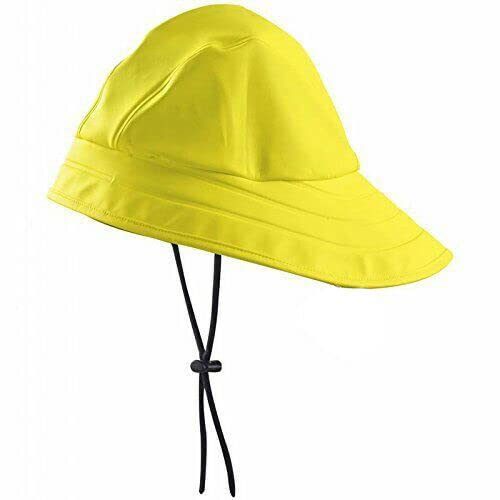 Yellow Sou'wester Fisherman Waterproof Hat Unisex Fishing Halloween Fancy Dress