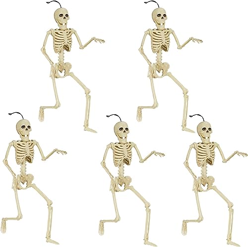 Gunolye Halloween Skeleton with Movable Joints,Best Halloween Decoration,Full Body Posable Halloween Skeleton for Haunted House Props Decorations (5)