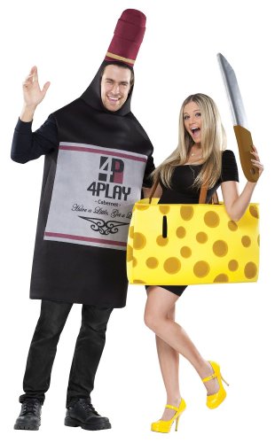 Wine and Cheese Fancy Dress Costume Standard