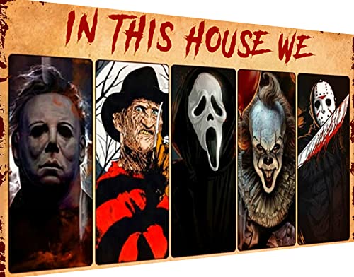 Halloween Diamond Painting Kits for Adults,Horror Diamond Art for Adults,Diamond Dots Gem Art for Home Wall Decor(15x27Inch)