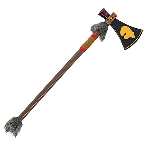 Yummy Bee - Tomahawk Axe Toy Halloween Viking Native American Warrior Fancy Dress Accessory Hatchet Weapon Adult