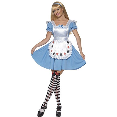 Women's Alice In Wonderland Deck of Cards Costume - S
