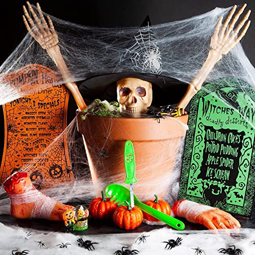 VFM - Halloween Buried Skeleton Outdoor Decoration Prop Spooky Trick or treaters (3 Pieces)