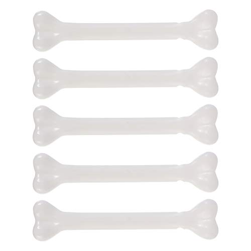 Artibetter 36pcs White Plastic Bone Halloween Bones Halloween Skeleton Bones Decoration for Caveman Theme Costume Supplies