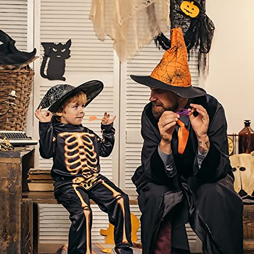 64 Pcs Halloween Stretchy Skeletons Assorted Colour Stretchy Skeleton Scary Halloween Decorations Halloween Rubber Skeleton Mini Skeleton Figures Model Halloween Trick Toys Gifts for Kids Boys Girls