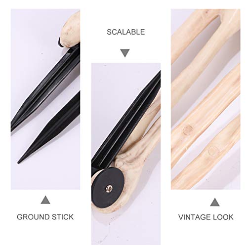 TOYANDONA Skeleton Arms and Hands Realistic Looking Skeleton Stakes Yard Lawn Stakes for Halloween Haunted House Groundbreakers Decor