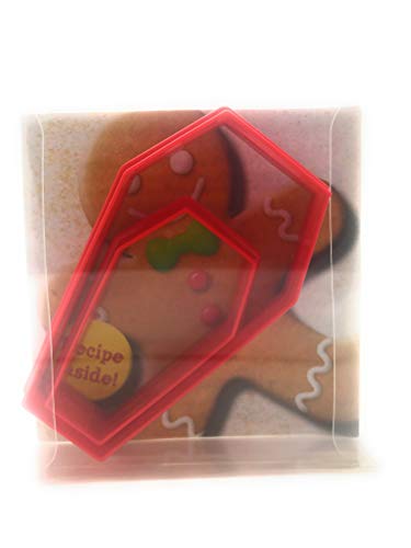Goggly Coffin Cookie Cutter set of 2, Biscuit, Pastry, Fondant Cutter