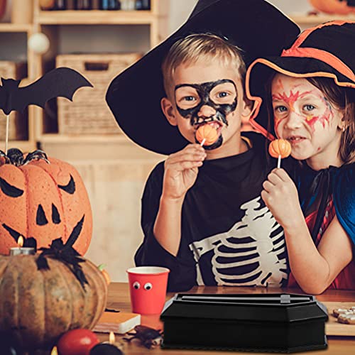 STOBOK 5pcs Halloween Coffin Box Mini Caskets Jewelry Storage Container Holder Organizer Candy Case Haunted House Props for Halloween Parties Goth Decoration