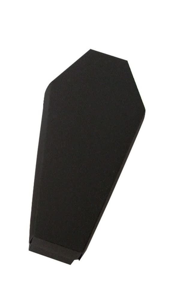 Stella Crafts 10 x Black Coffin Favour Boxes. Trick or Treat Halloween Box. Gothic Weddings