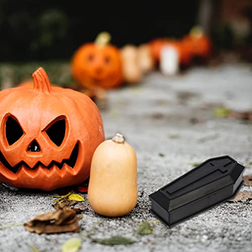 STOBOK 5pcs Halloween Coffin Box Mini Caskets Jewelry Storage Container Holder Organizer Candy Case Haunted House Props for Halloween Parties Goth Decoration