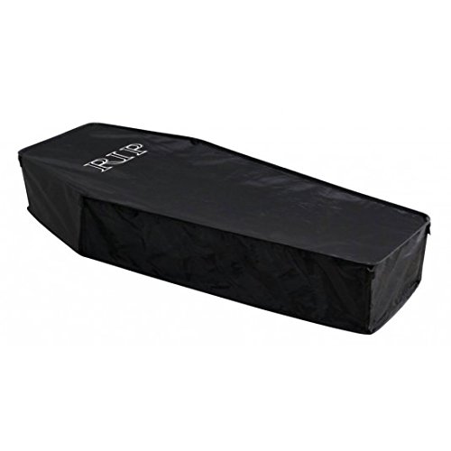 amscan 670477 Pop-Up Fabric Coffin - 1 Pc, Black, 1.5 m x 61 x 24 cm