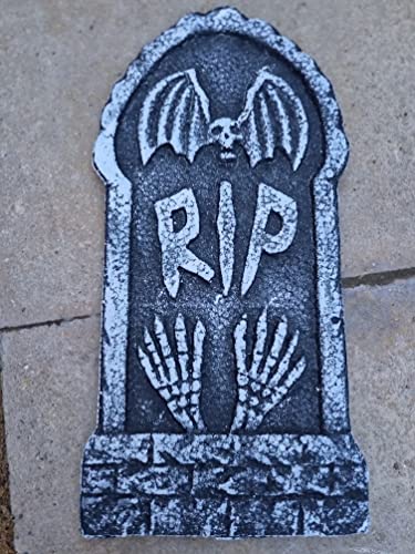 4x Halloween Foam Tombstone Realistic RIP Headstone Grave Yard Gravestones Props Graveyard Scene Setter