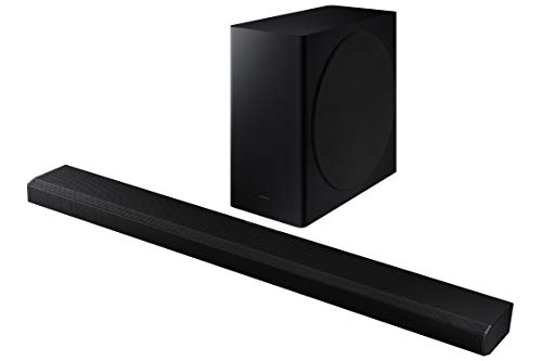 Samsung Q800A Soundbar Speaker With Subwoofer (2021) - Cinematic 3.1.2 Channel Surround Sound System, Dolby Atmos, DTS:X, Alexa & Airplay Built In, Game Mode, 3D Adaptive Sound & Samsung Q-Symphony
