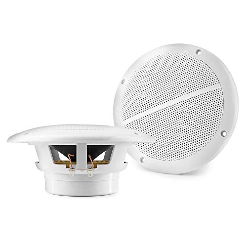 SkyTronic Cafe Restaurant Shop Bluetooth Amplifier Ceiling Speaker System Kit with 8x Ceiling Speakers & Switch