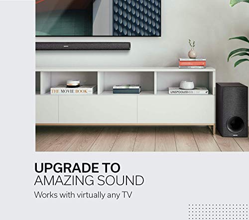 Denon DHT-S416 Soundbar with Wireless Subwoofer, Bluetooth Sound Bar for Surround Sound System, Dolby Digital 5.1, Built-In Google Chromecast, HDMI ARC, Wall Mountable, Including HDMI Cable