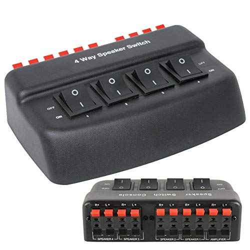 SkyTronic Cafe Restaurant Shop Bluetooth Amplifier Ceiling Speaker System Kit with 8x Ceiling Speakers & Switch