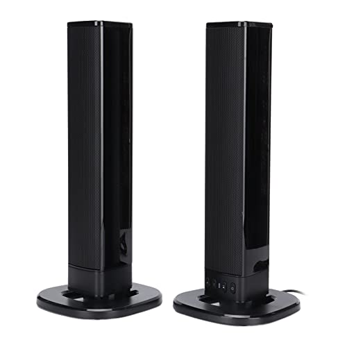 Zunate Home Theater Floor Standing Speaker, BS‑36 Wireless Wired Bluetooth TV Soundbar Separable Floor Standing Bluetooth Tower Speaker,With LED Indicator,Rechargeable,for TV Computer
