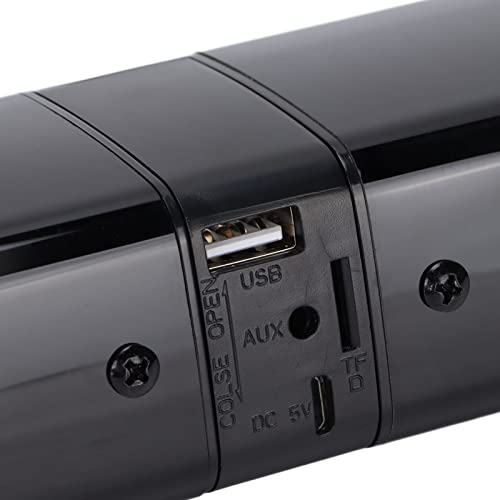 Zunate Home Theater Floor Standing Speaker, BS‑36 Wireless Wired Bluetooth TV Soundbar Separable Floor Standing Bluetooth Tower Speaker,With LED Indicator,Rechargeable,for TV Computer