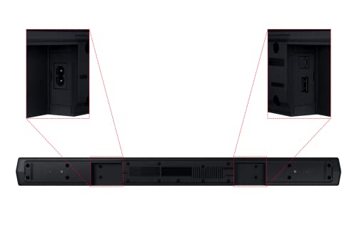 Samsung C430 2.1ch 270W Soundbar Speaker (2023) - Bluetooth Soundbar with 4 Speakers, Bass Boost 6.5" Subwoofer, 3D Wireless Surround Sound, Smart Game Mode, Adaptive Audio & Wall Mount Kit Included