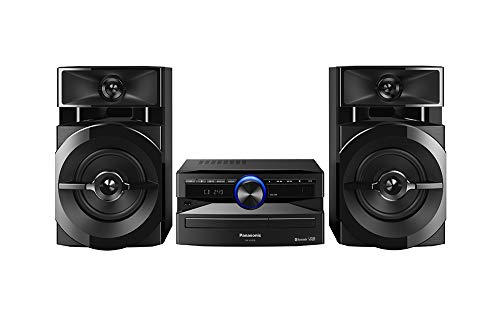 Panasonic SC-UX100E-K Black 300W Mini Hi-Fi System with Bluetooth, USB, CD Player, FM Radio, Manual EQ