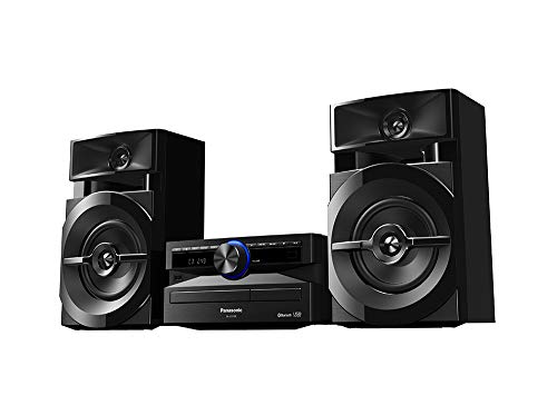 Panasonic SC-UX100E-K Black 300W Mini Hi-Fi System with Bluetooth, USB, CD Player, FM Radio, Manual EQ