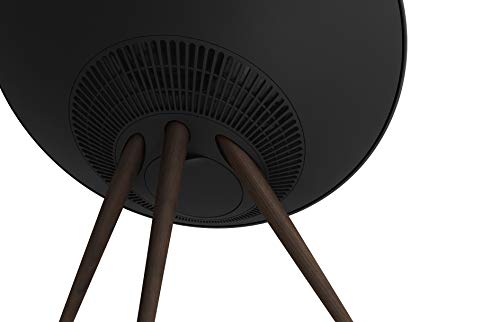Bang & Olufsen Beoplay A9 (4th Generation) - Iconic and Powerful Wireless Multiroom WiFi and Bluetooth Home Speaker with Active Room Compensation - Black with Walnut Legs