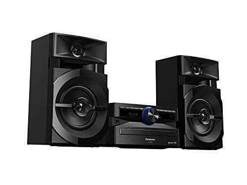 Panasonic SC-UX100E-K Black 300W Mini Hi-Fi System with Bluetooth, USB, CD Player, FM Radio, Manual EQ