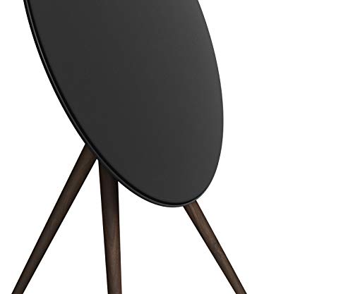 Bang & Olufsen Beoplay A9 (4th Generation) - Iconic and Powerful Wireless Multiroom WiFi and Bluetooth Home Speaker with Active Room Compensation - Black with Walnut Legs