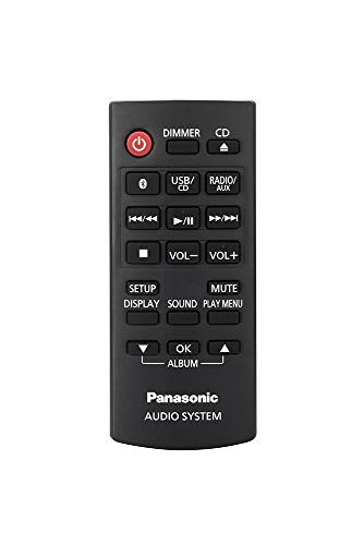 Panasonic SC-UX100E-K Black 300W Mini Hi-Fi System with Bluetooth, USB, CD Player, FM Radio, Manual EQ