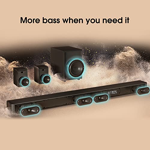 Hisense AX5100G 5.1 Channel 340W Dobly Atmos Soundbar with wireless subwoofer and rear speakers