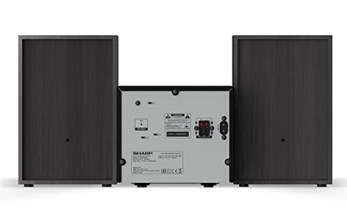 SHARP XL-B515D(BK) Micro Sound System 40W with DAB+ Digital & FM Radio, Bluetooth, USB, Aux & CD Playback – Black