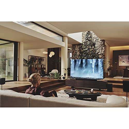 Samsung Q990B Soundbar Speaker (2022) - 11.1.4ch 3D Object Tracking Surround Sound System With Wireless Dolby Atmos DTS:X & Alexa Built-In, Rear Speakers & Subwoofer With Night & Voice Enhancement