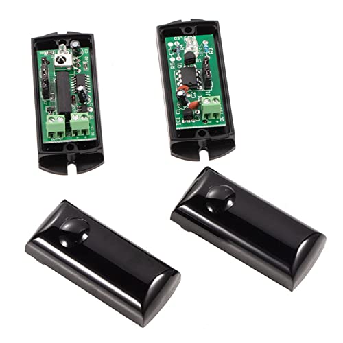 1 Pair Infrared Barrier Light Beam Infrared Sensor, Single Beam Alarm Photoelectric Infrared Detector Anti Thief Sensor For Home Door Security, Motion Detector