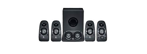 Logitech Z506 Multimedia 5.1 Speaker System, Immersive Surround Sound, 150 Watts Peak Power, Booming Bass, 3.5mm Audio & RCA Inputs, UK Plug, PC/PS4/Xbox/TV/Smartphone/Tablet