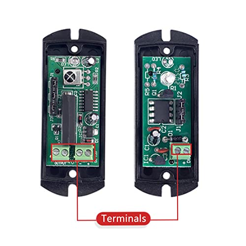 1 Pair Infrared Barrier Light Beam Infrared Sensor, Single Beam Alarm Photoelectric Infrared Detector Anti Thief Sensor For Home Door Security, Motion Detector