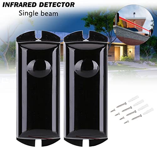 1 Pair Infrared Barrier Light Beam Infrared Sensor, Single Beam Alarm Photoelectric Infrared Detector Anti Thief Sensor For Home Door Security, Motion Detector