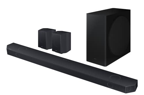 Samsung Q930C Soundbar Speaker (2023) - 17 Speaker Home Sound System With Adaptive Sound, Wireless Dolby Atmos And Wireless Subwoofer, Alexa Built In, Smart Surround Sound, Bluetooth, WiFi & Airplay