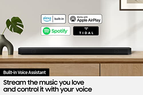Samsung Q800B Soundbar Speaker (2022) - 5.1.2ch 3D Object Tracking Surround Sound System With Wireless Dolby Atmos DTS:X Audio, Alexa Built In And Wireless Subwoofer With Game Mode Pro